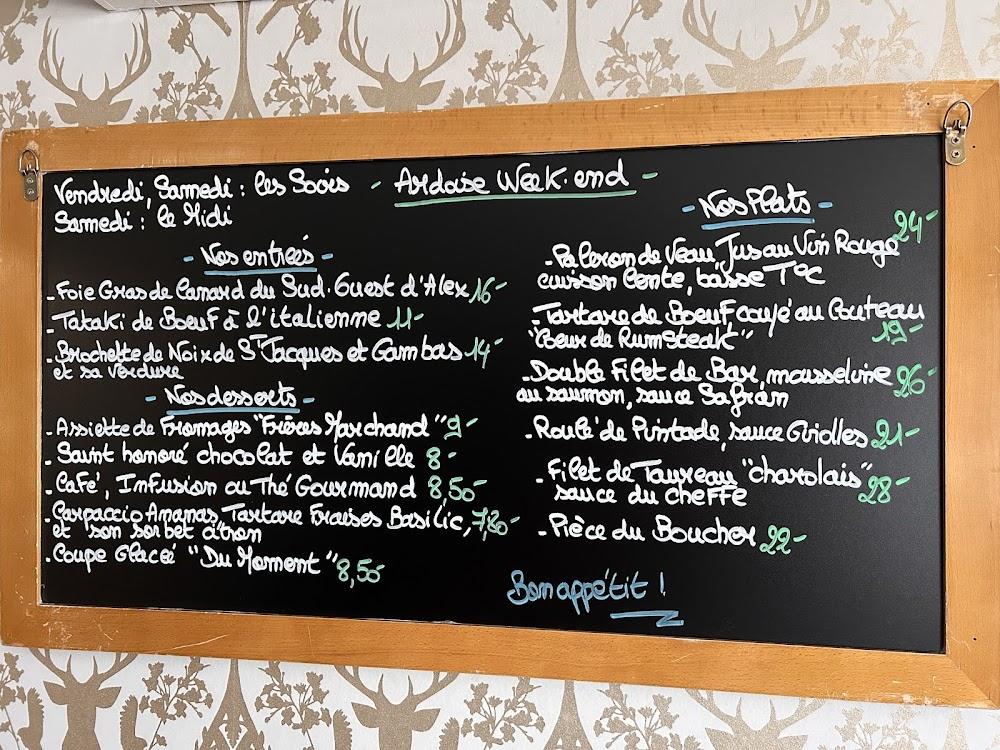 Alex'cellent - Menu Image 1