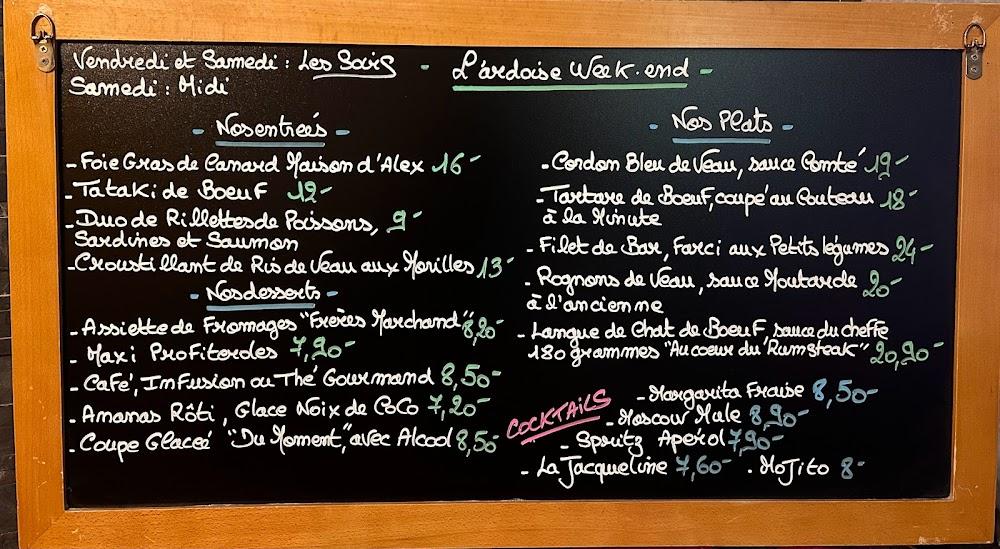 Alex'cellent - Menu Image 4